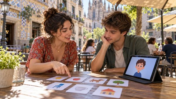 Maximize learning: comparing structured language lessons to cartoons