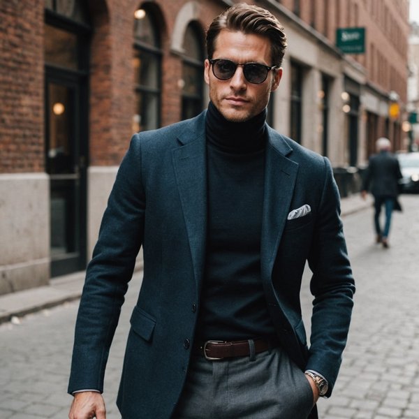 What Are the Best Practices for Layering a Turtle Neck Under a Blazer?